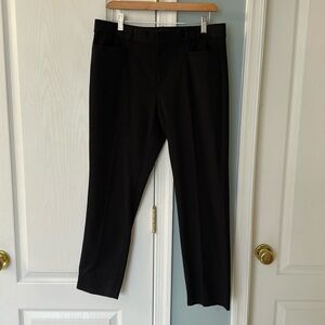 Banana Republic Sloan Curvy BLACK PANT size 10 NWT